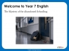Welcome To Year 7 English Teaching Resources (slide 1/17)